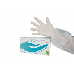 GANT LATEX NON POUDRE RUGUEUX