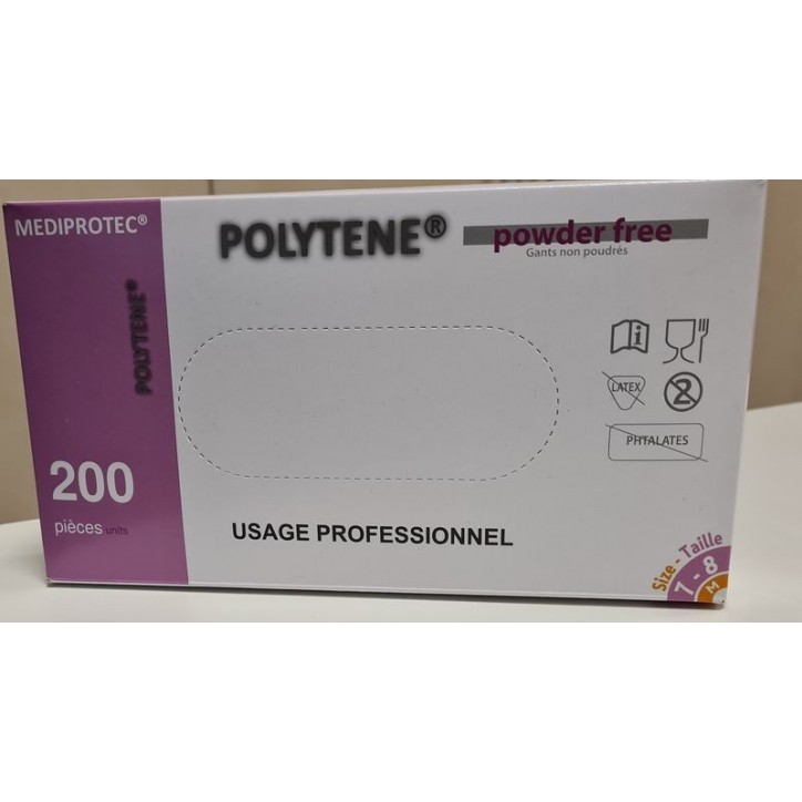 GANT POLYTENE NON POUDRE USAGE PROFESSIONNEL